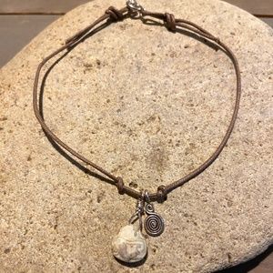 Sterling and Gemstone Anklet